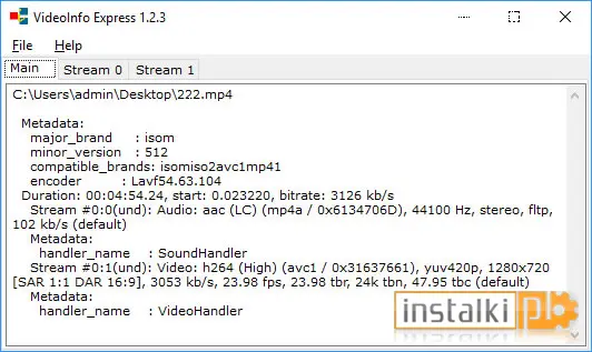 VideoInfo Express