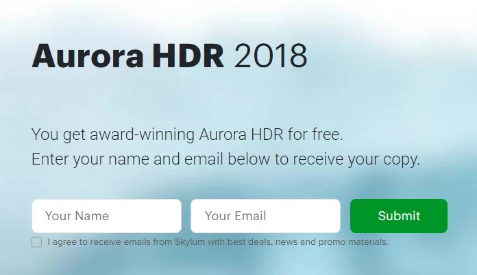 aurora hdr 2018 za darmo