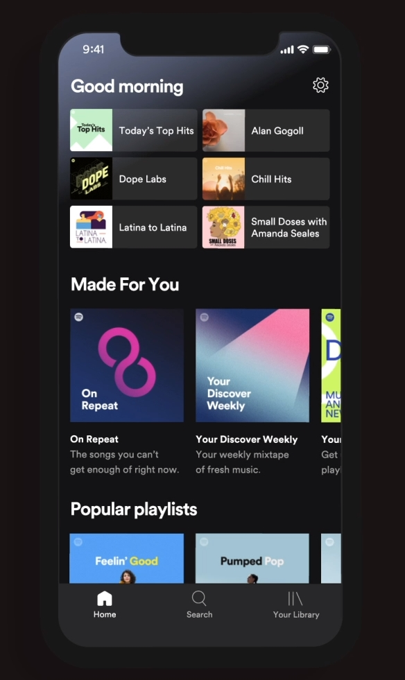 spotify wyglad 2