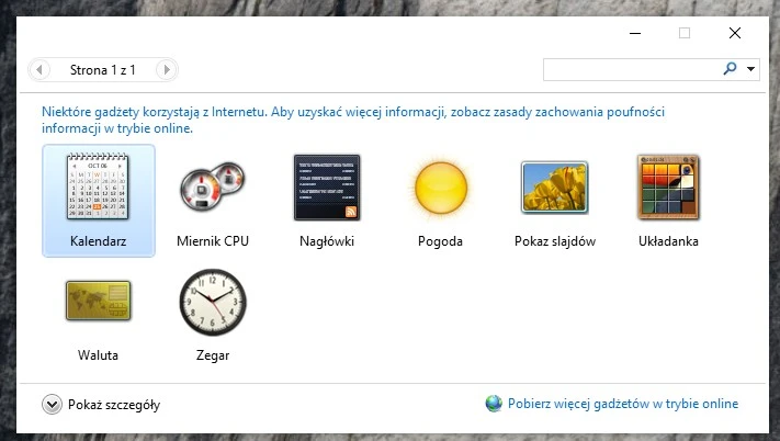 Windows Desktop Gadgets 2 gadzety windows