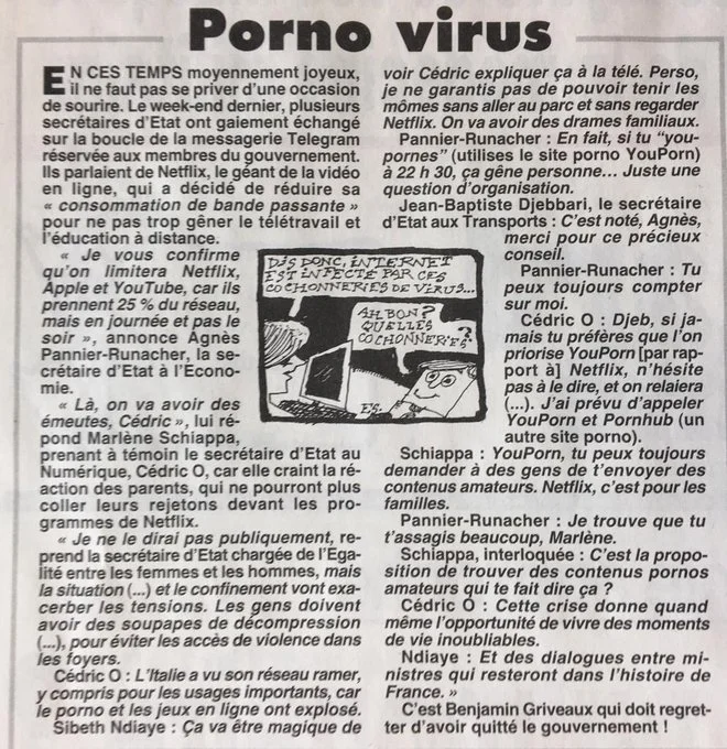Le Canard Enchaine pornowirus