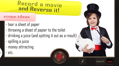 Reverse Movie FX – magic video