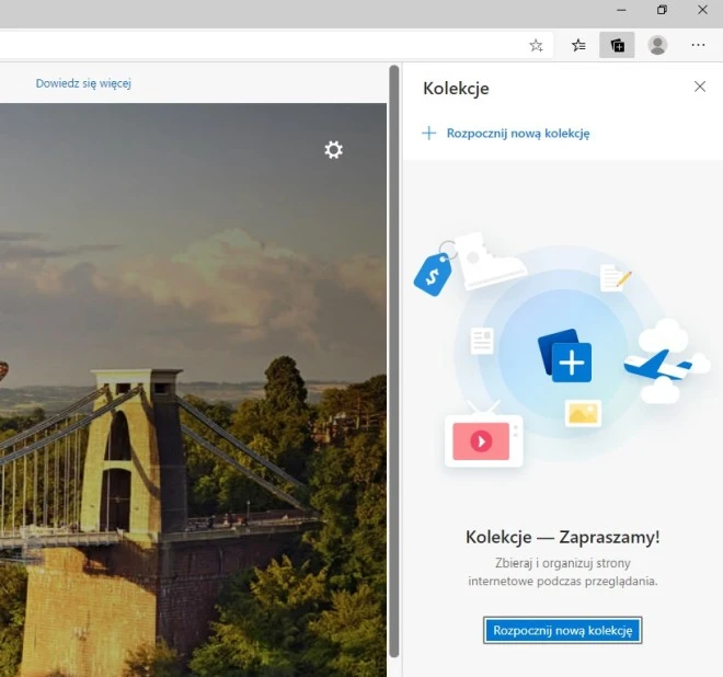 microsoft edge 81 kolekcje