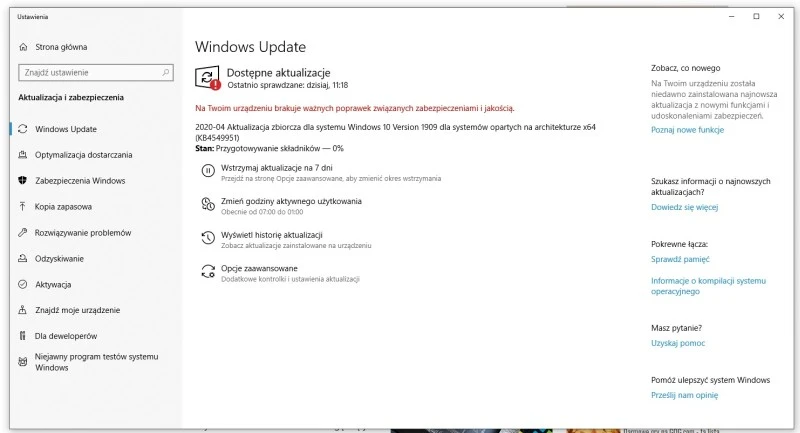 windows 10 aktualizacja kwiecien