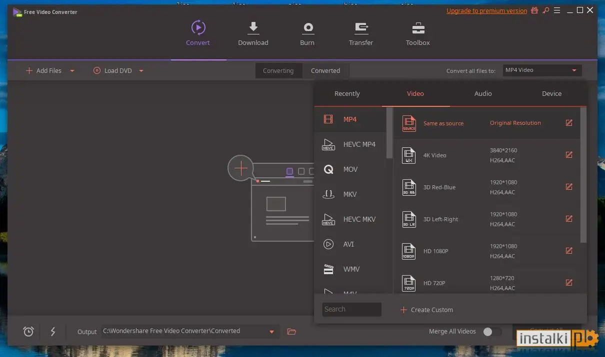 Wondershare Free Video Converter