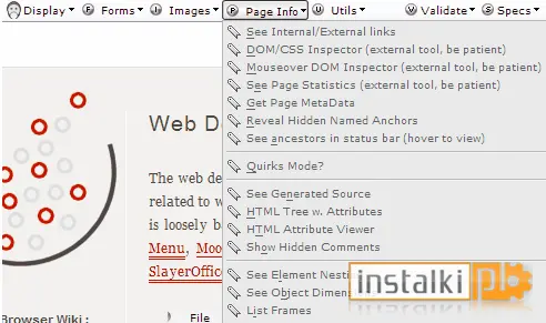 Web Developer Micro Toolbar 1.2 - Windows - download - instalki.pl