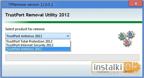 Okladka TrustPort Removal Utility 2012
