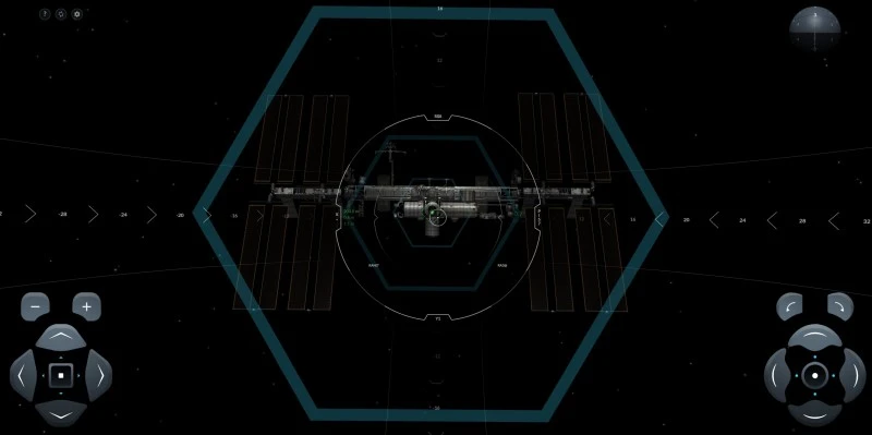 symulator dokowania spacex iss