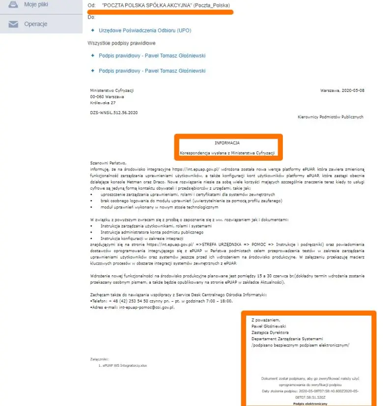 ministerstwo cyfryzacji epuap 0