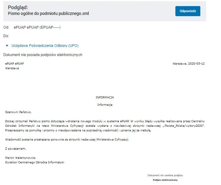 ministerstwo cyfryzacji epuap 2