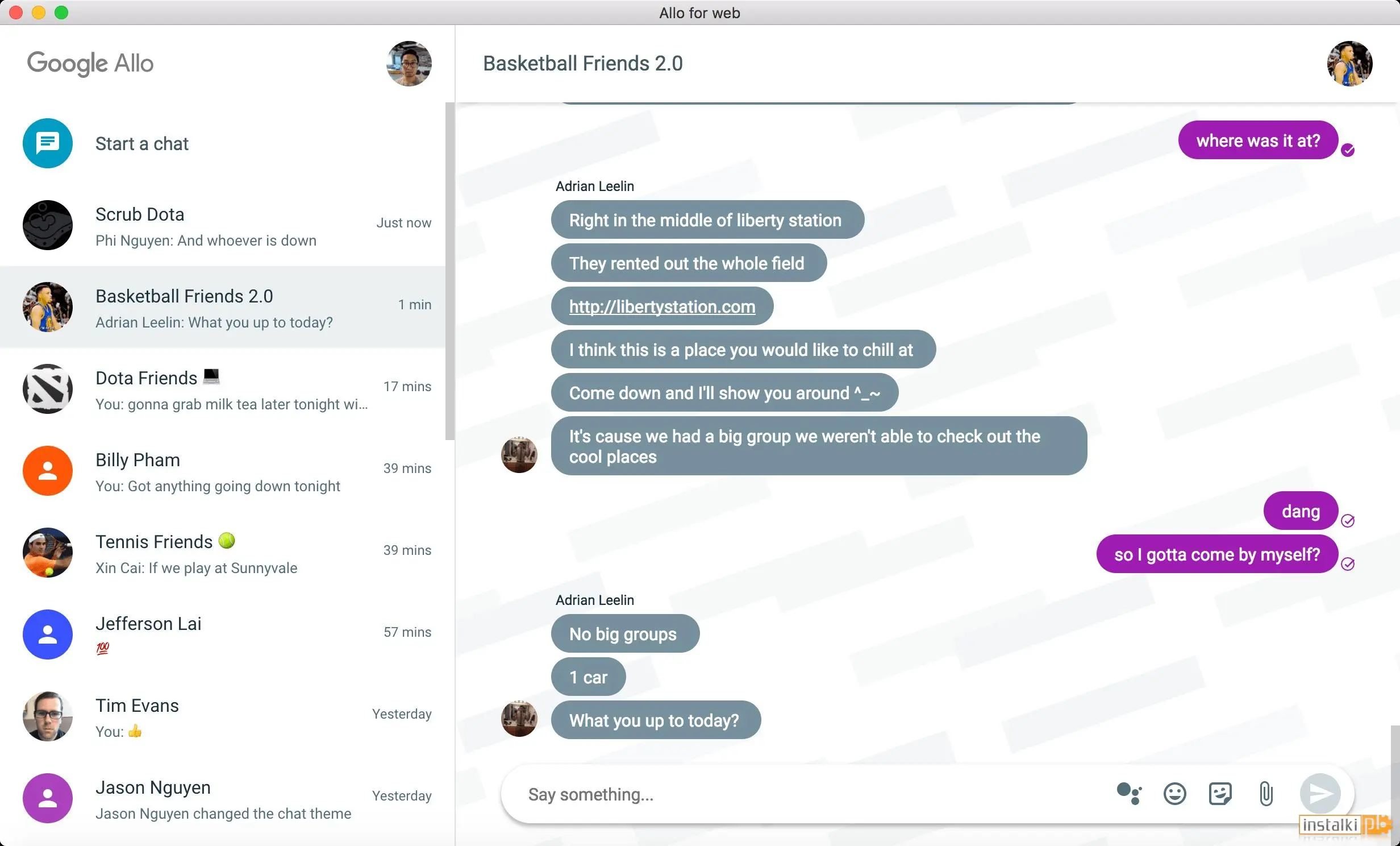 Allo for Desktop