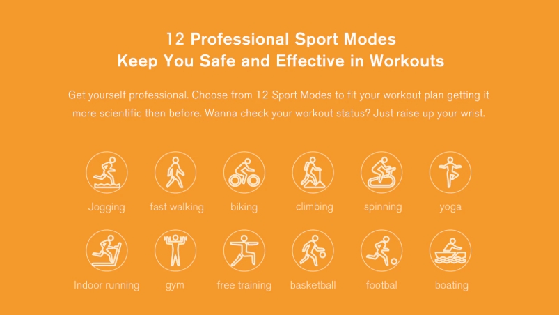 12 trybów sportowych