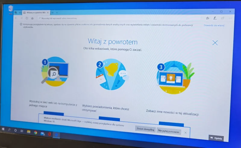 Majowa aktualizacja Windows 10 zainstalowana