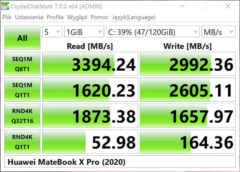 Huawei MateBook X Pro 2020