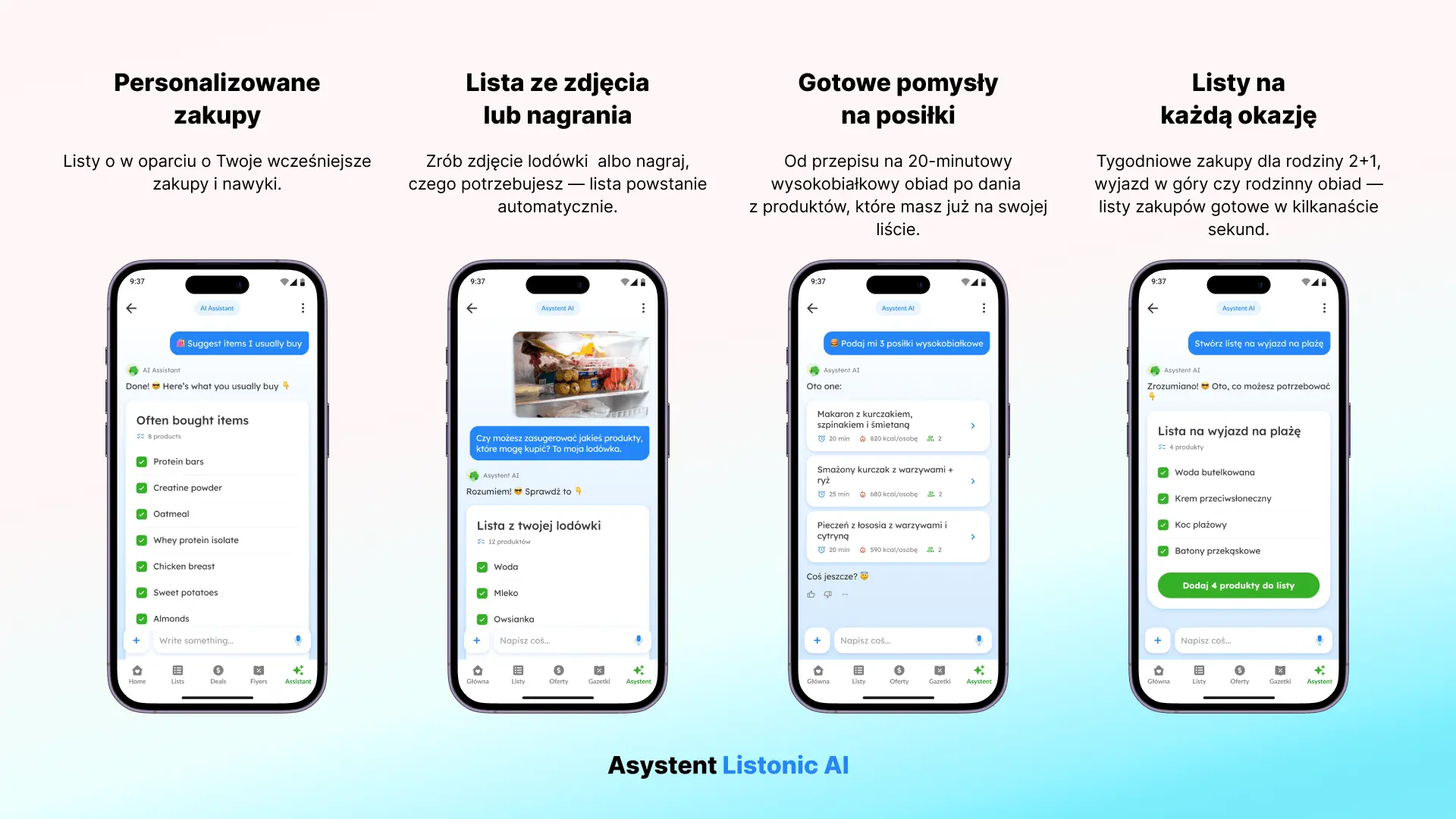 Listonic pomoże oszczędzić. Nowy asystent AI zaplanuje zakupy