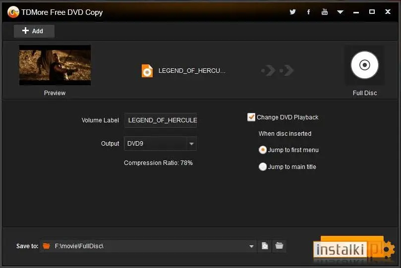TDMore Free DVD Copy