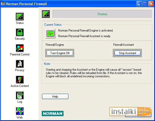 Norman Personal Firewall