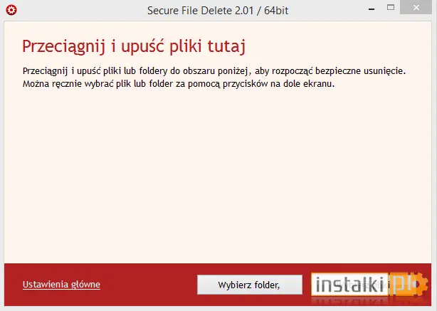 Okladka Secure Delete Files