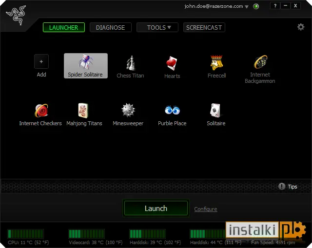 Okladka Razer Game Booster