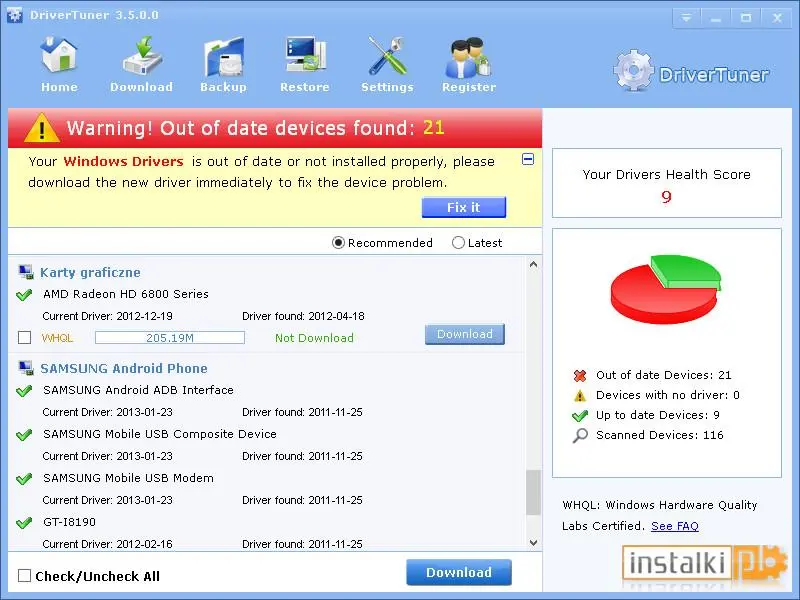 Okladka DriverTuner