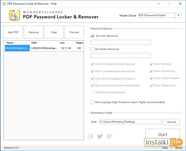 PDF Password Locker & Remover