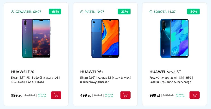 Gorące okazje Huawei