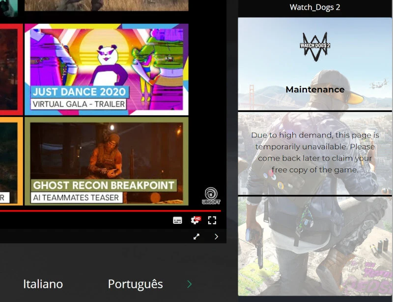 Problem z serwerami Ubisoft