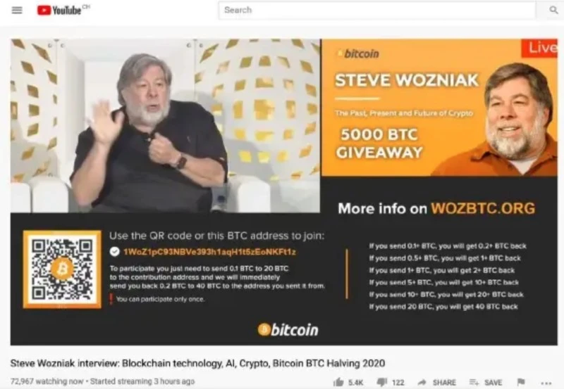 wozniak bitcoin
