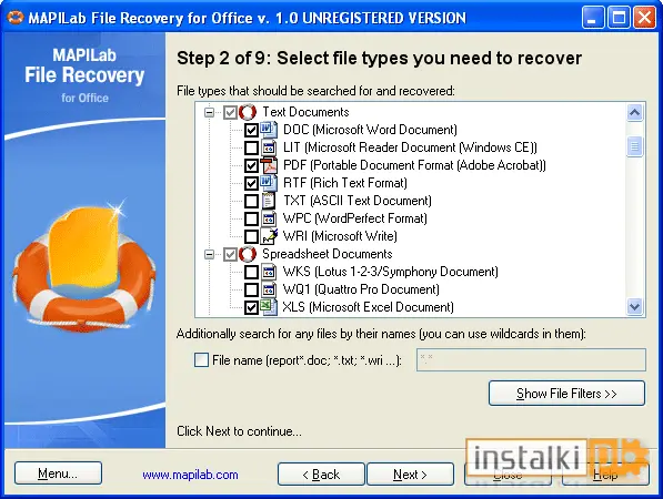 MAPILab File Recovery for Office