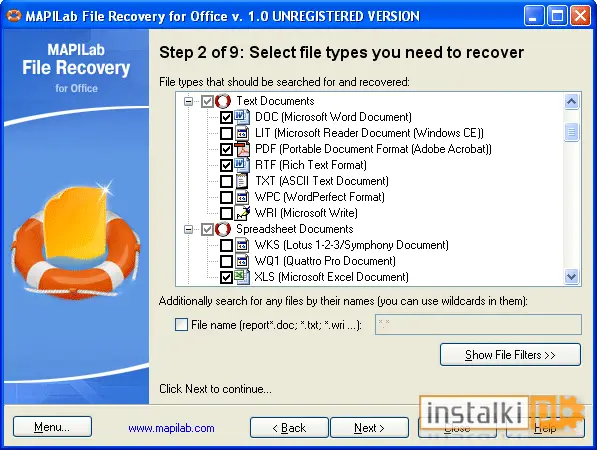 Okladka MAPILab File Recovery for Office