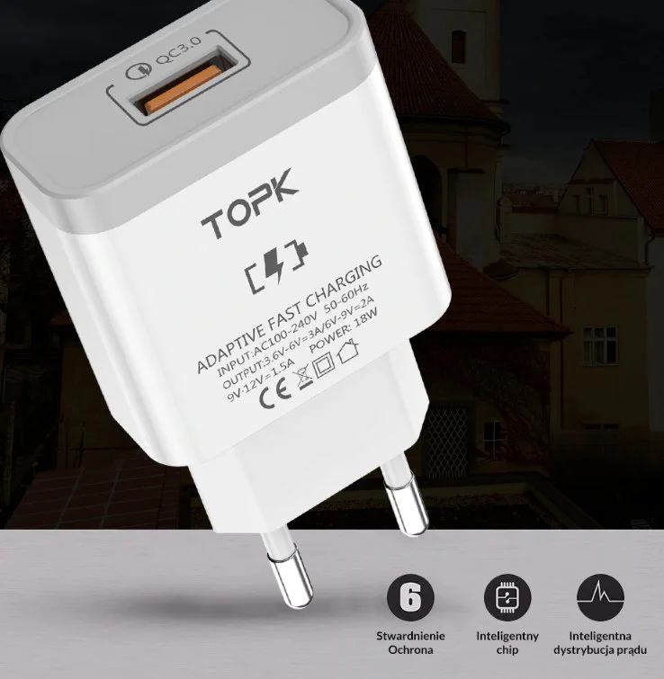 Ładowarka QC 3.0 tanio