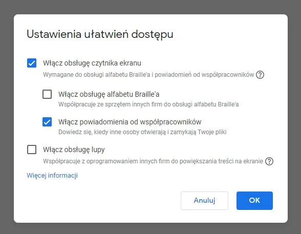 dokumenty google nowosci 1