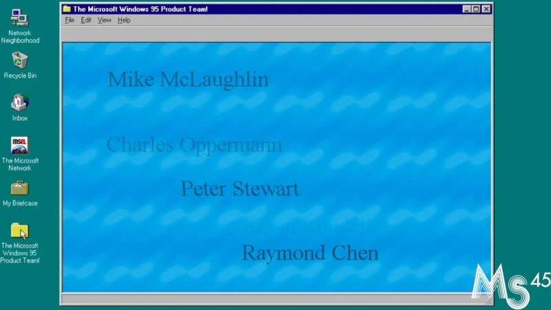windows 95 easter egg