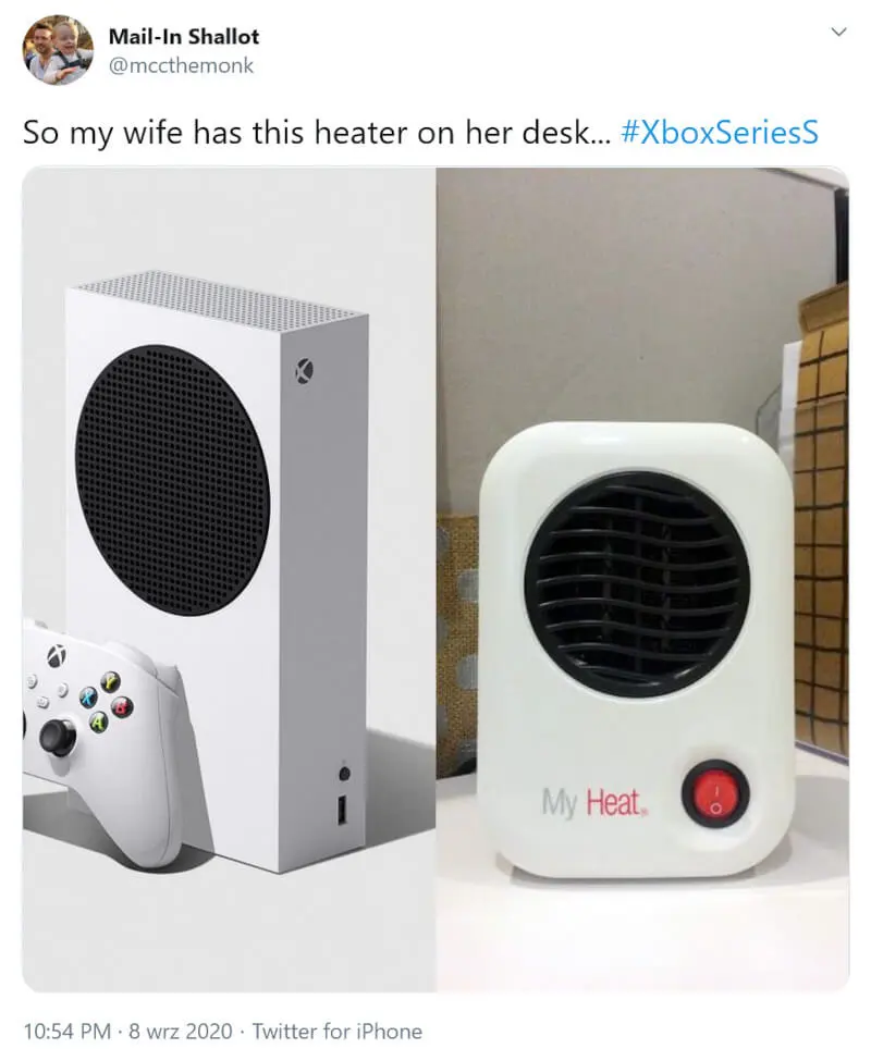Xbox Series S memy