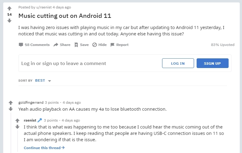 android auto problemy
