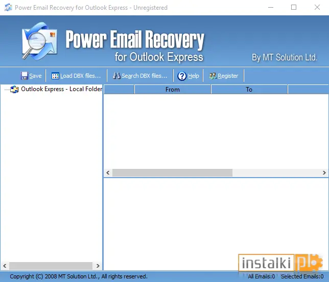 MiniTool Power Email Recovery for Outlook Express