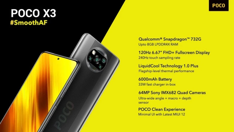 Poco X3 bez NFC