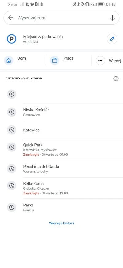 miejsce zaparkowania 1