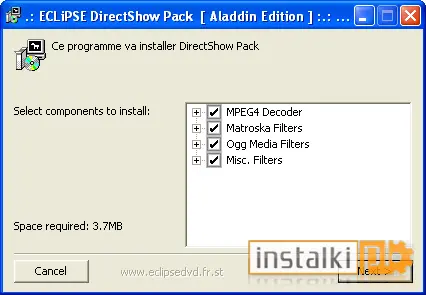 DirectShow Pack 04.08.2003 - Windows - download - instalki.pl