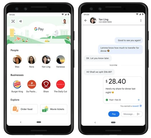 google pay dzielenie rachunku 1