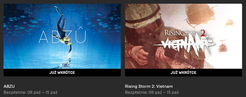 Epic Games Store darmowe gry październik 2020