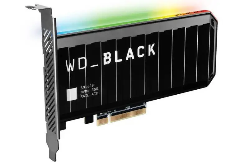 Karta WD_Black AN1500 NVMe z RAID 0