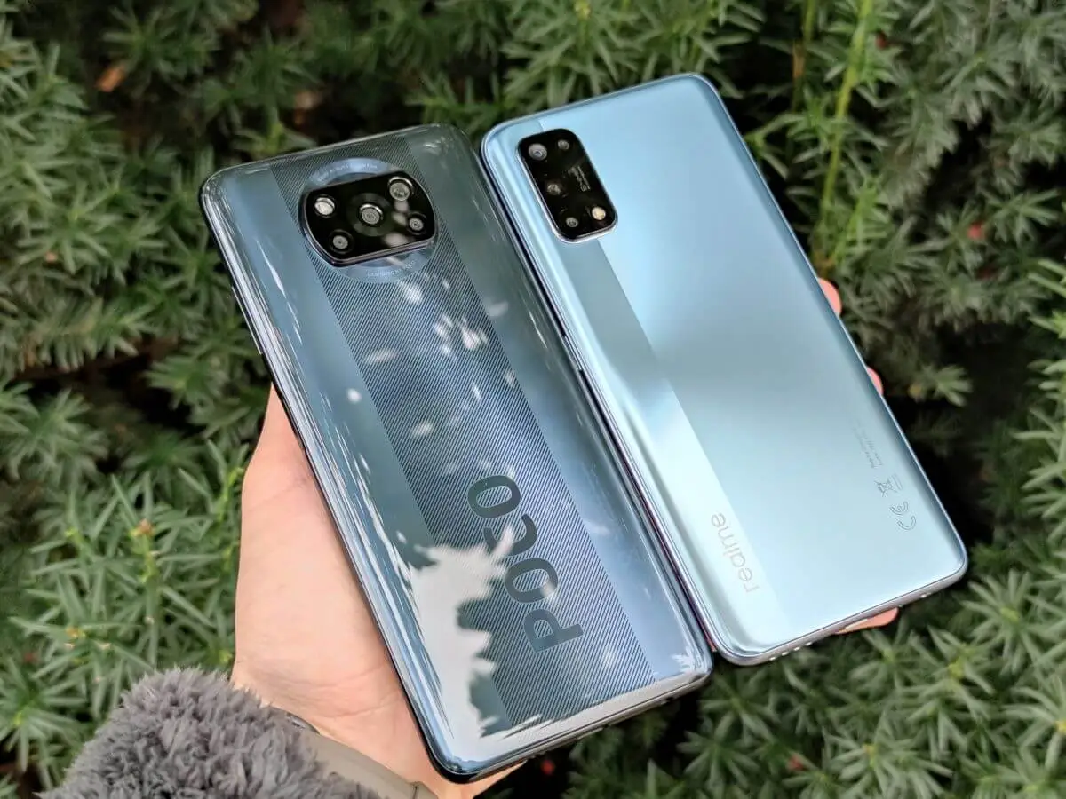 POCO X3 realme 7 Pro porównanie