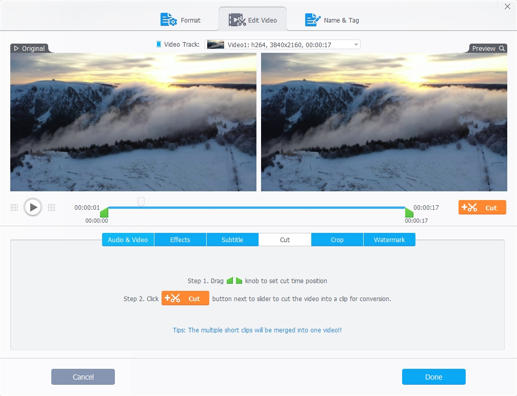 Obróbka wideo w programie VideoProc