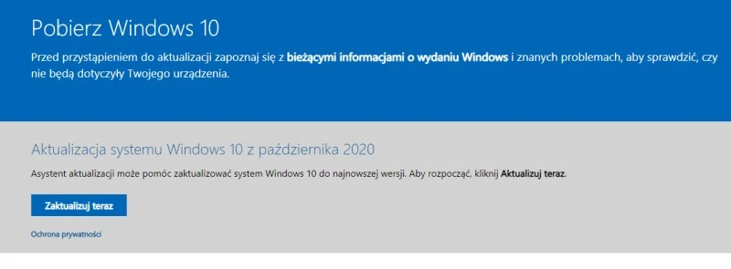 windows 10 20h2 metoda 2