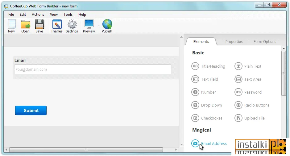 Okladka CoffeeCup Web Form Builder