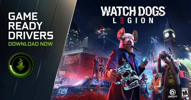 Watch Dogs Legion - sterownik Game Ready
