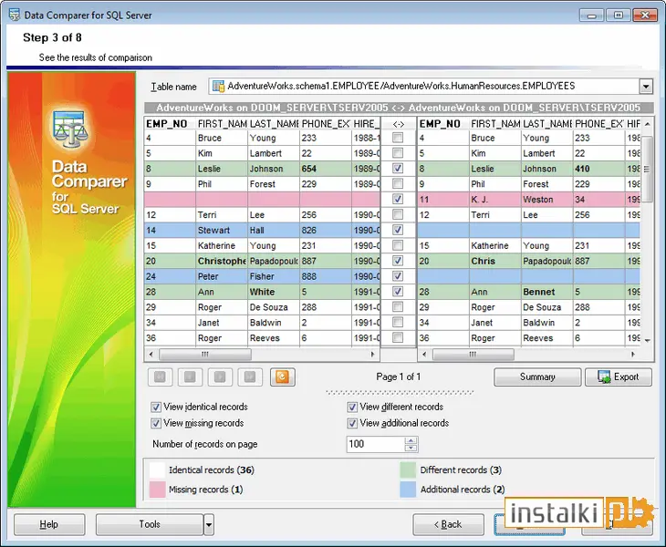 Okladka EMS Data Comparer for SQL Server