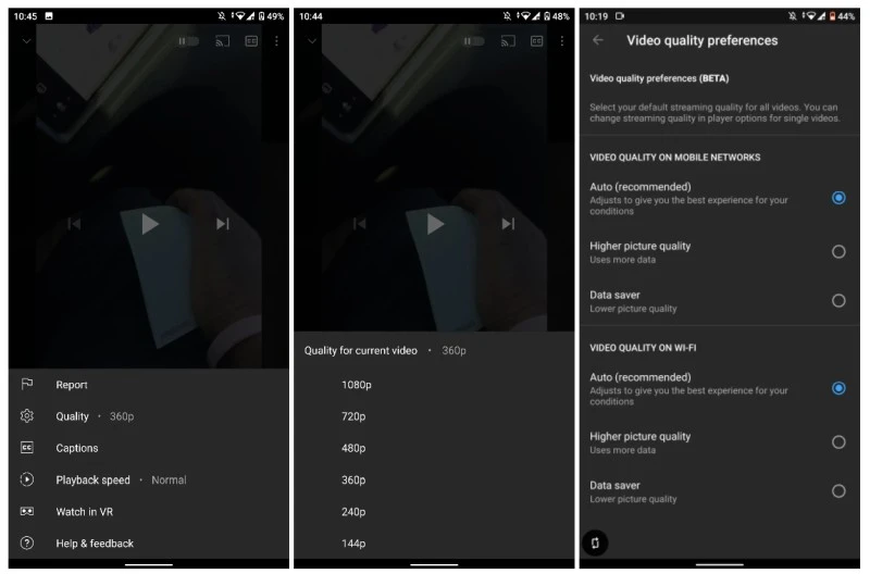 youtube jakosc wideo 2