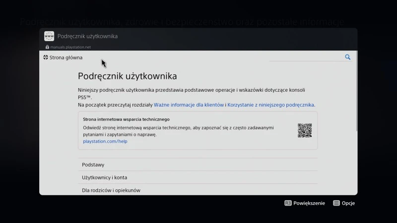 ps5 przeglądarka 5